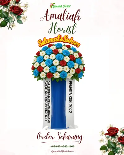Standing Flower di Aula Hotel Dandang Tingang Palangkaraya